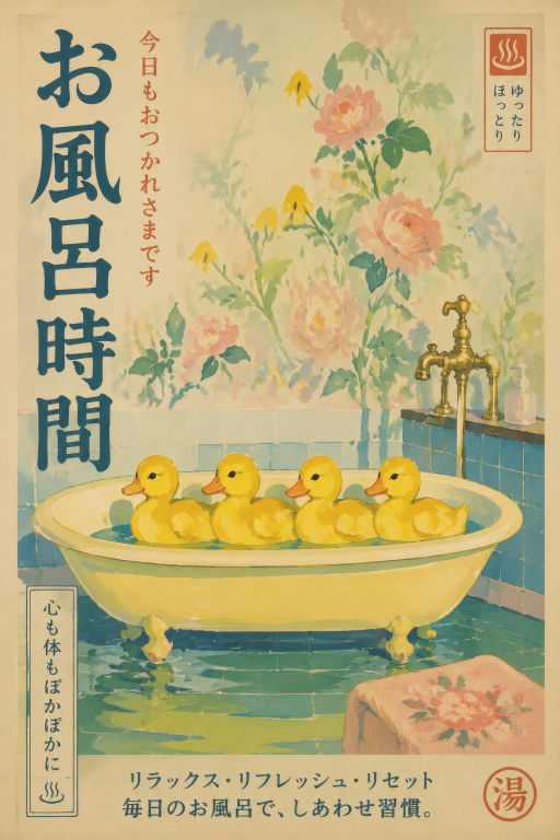 Duckling Bath Time Yellow