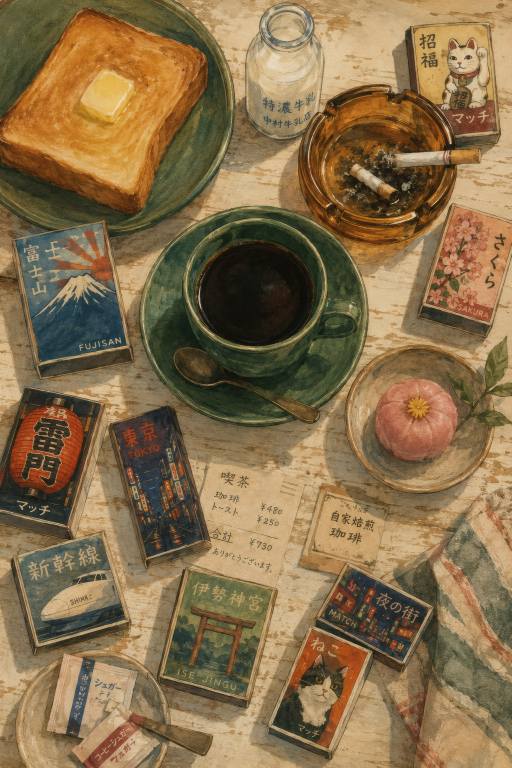 Coffee Breakfast Flatlay