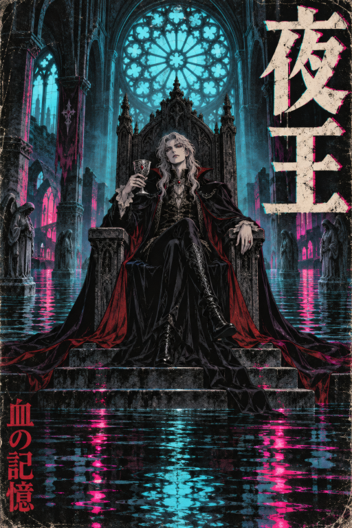 Night King Throne Cyberpunk