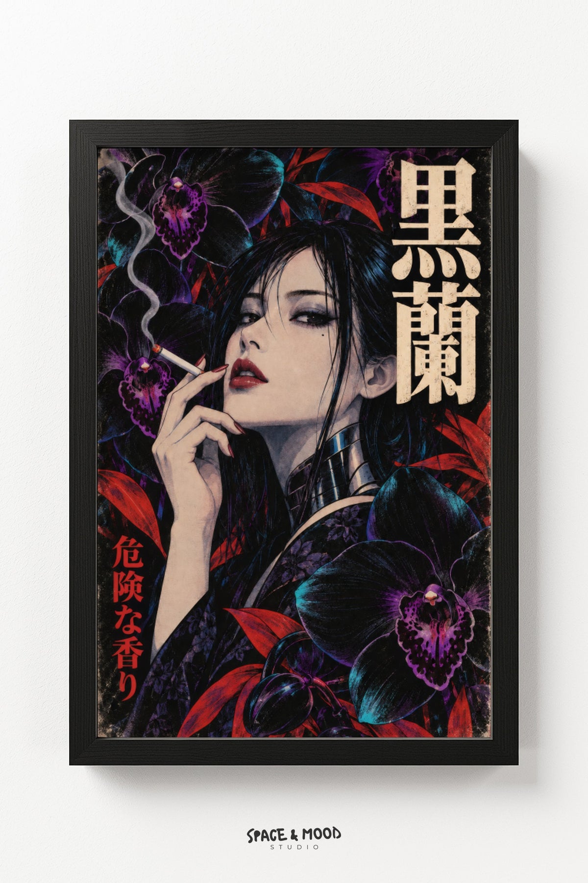 Woman Orchid Smoke Neon