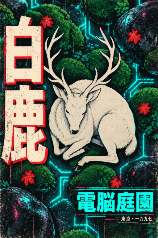 White Stag Cyberpunk Garden