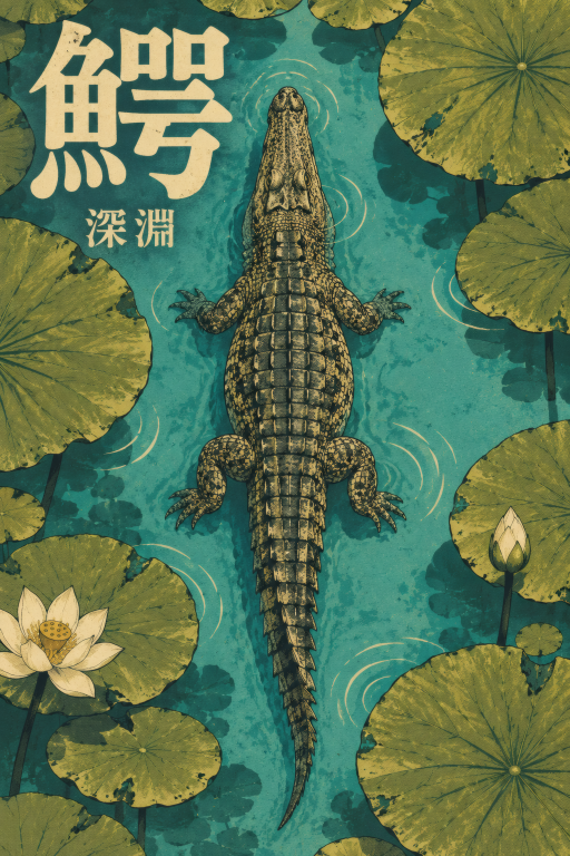 Crocodile Lily Pond Teal