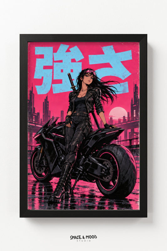 Warrior Woman Motorcycle