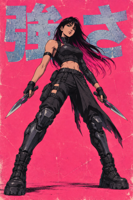 Warrior Woman Twin Blades