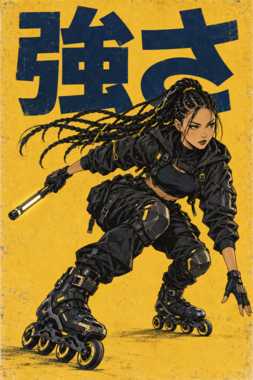 Warrior Woman Roller Blades