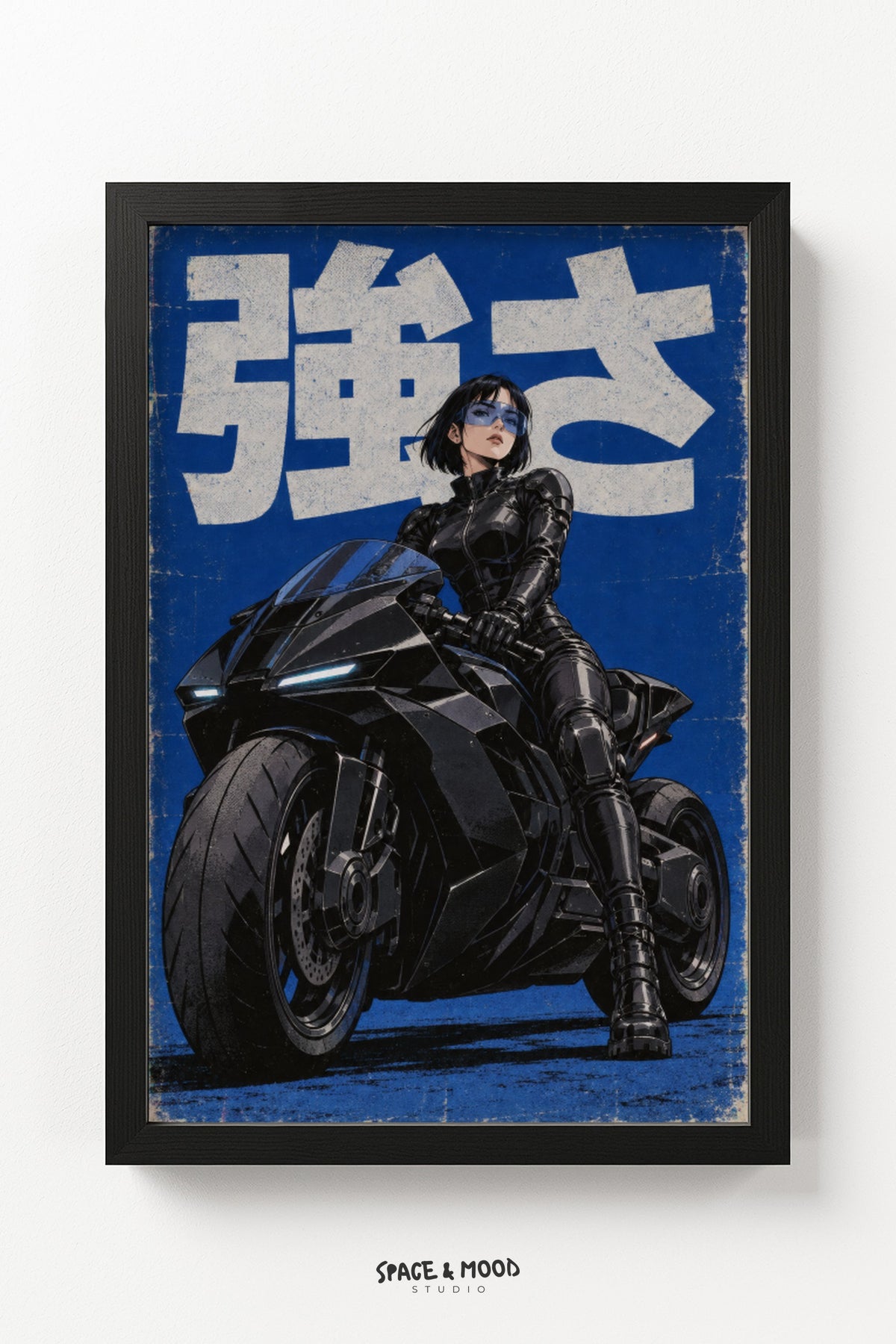 Warrior Woman Motorcycle Black
