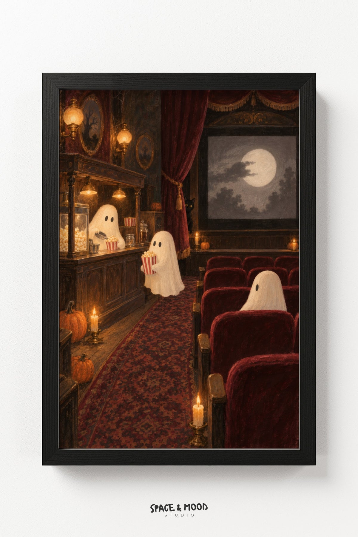 Ghosts Movie Theater Cozy