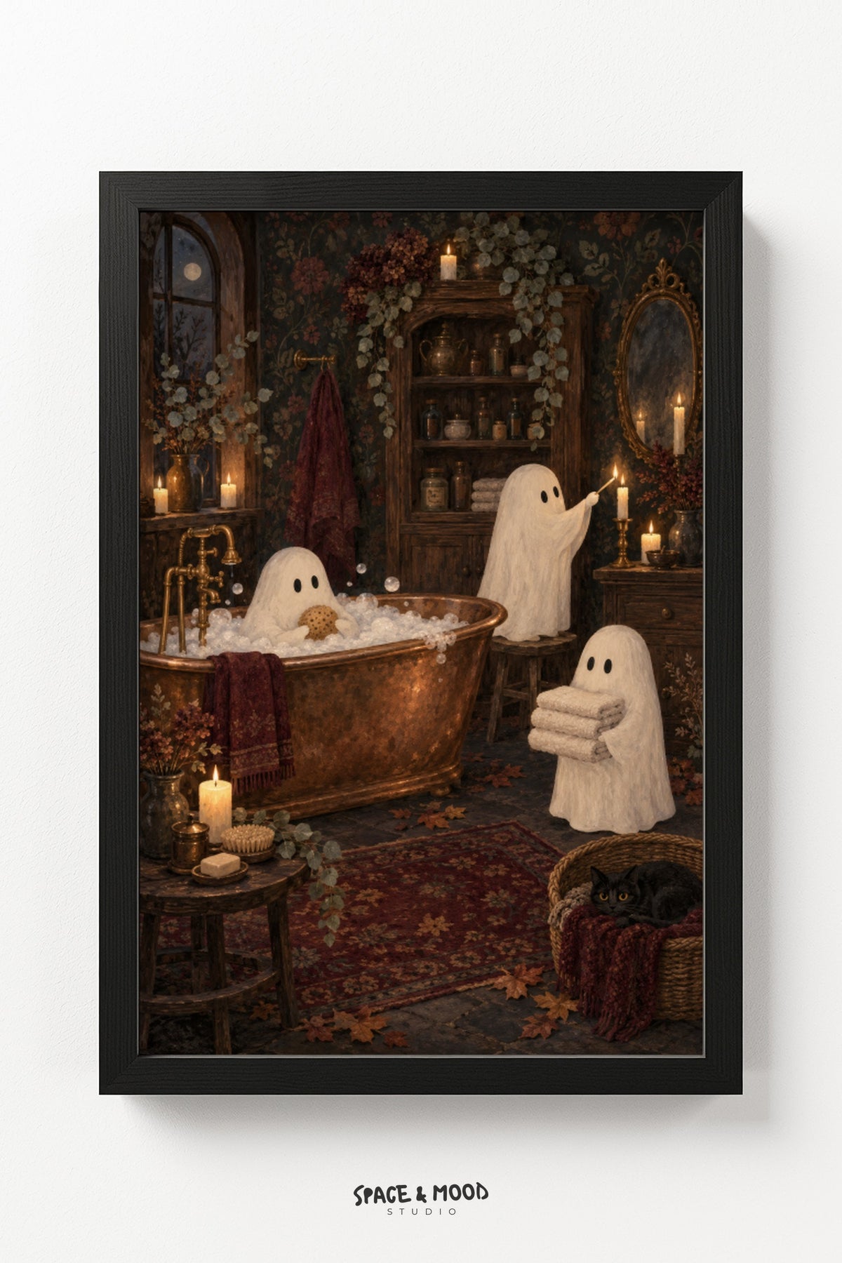 Ghosts Bath Time Cozy