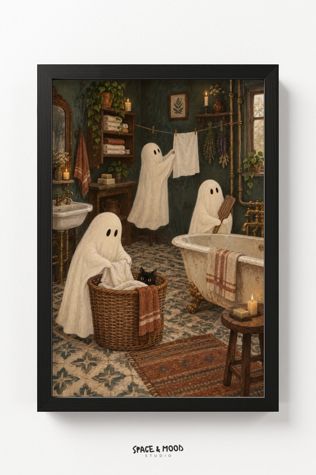 Ghosts Bathroom Sink Cozy