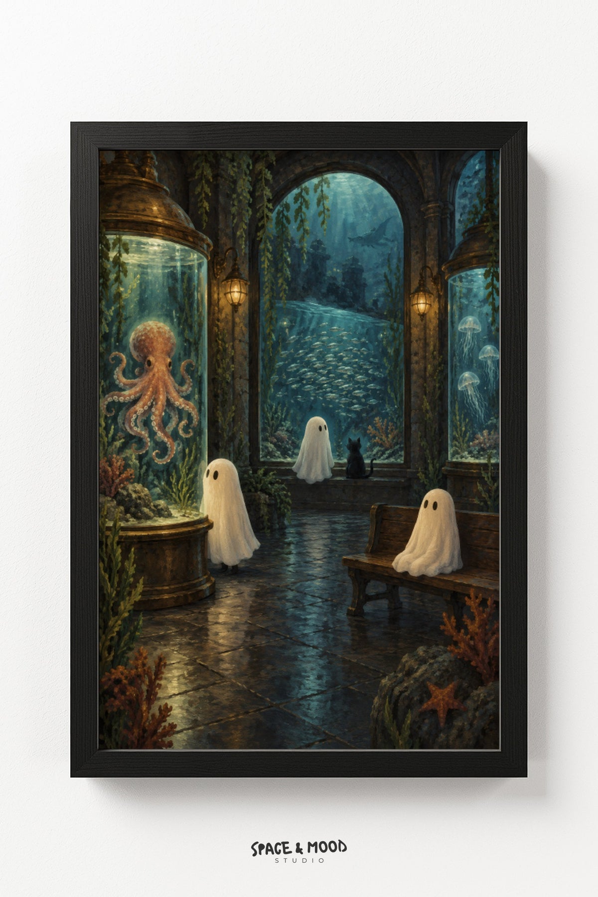 Ghosts Aquarium Octopus Tunnel