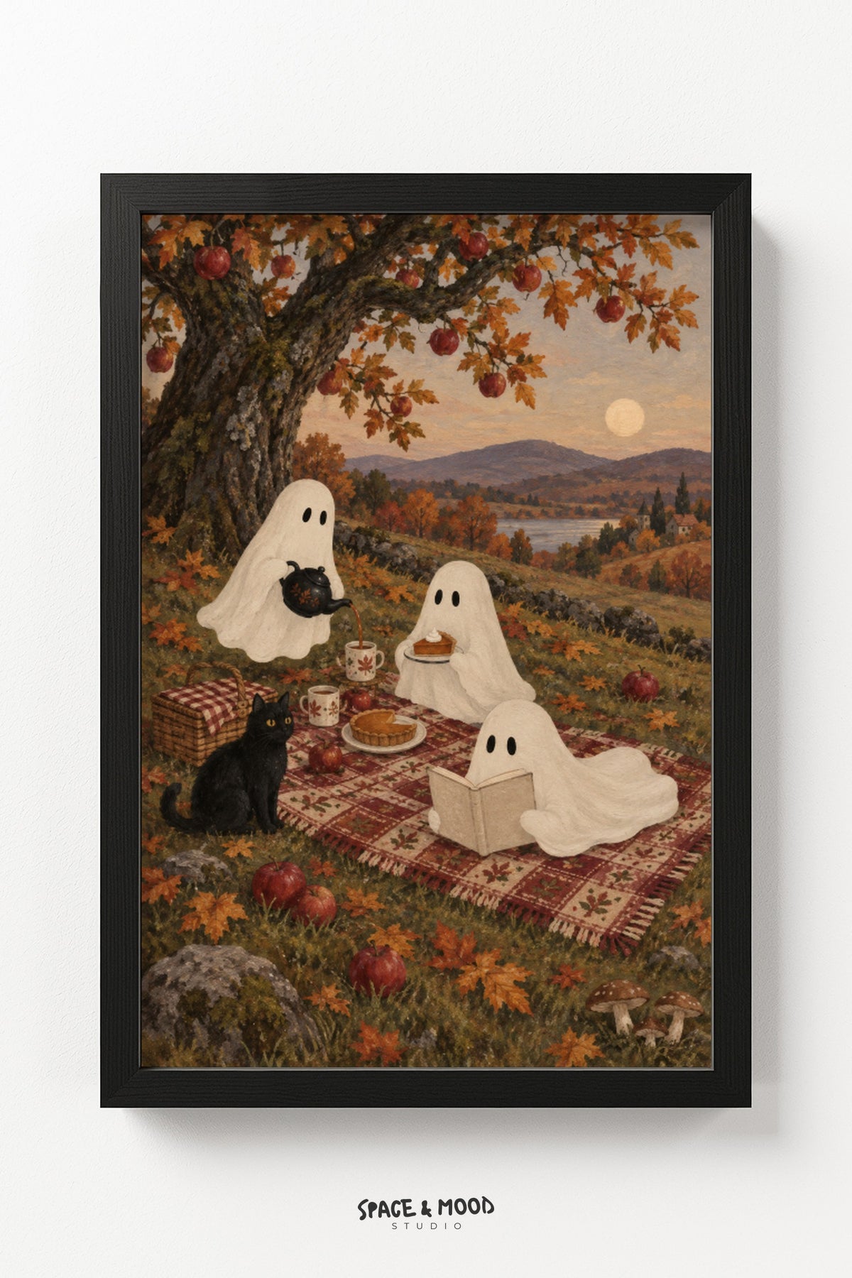 Ghosts Picnic Autumn Tree
