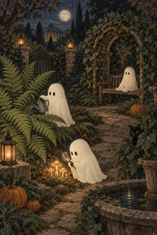 Ghosts Garden Path Lanterns