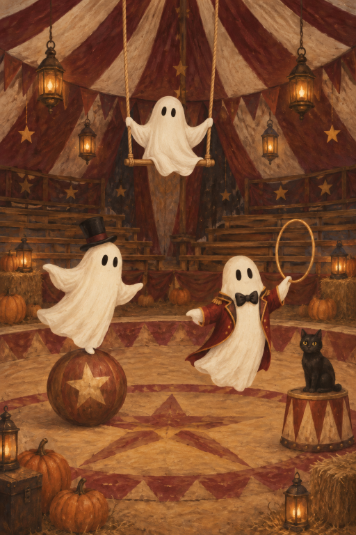 Ghosts Circus Ring Cozy