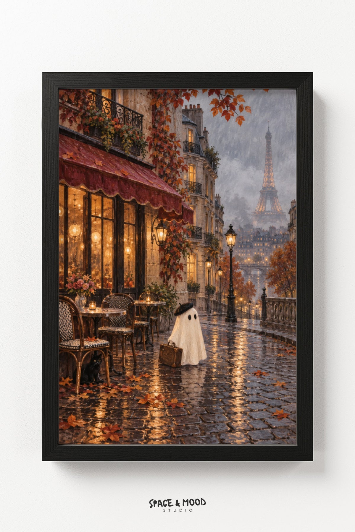 Ghost Paris Street Rain