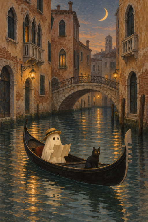 Ghost Venice Gondola Canal