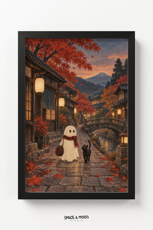 Ghost Village Bridge Autumn