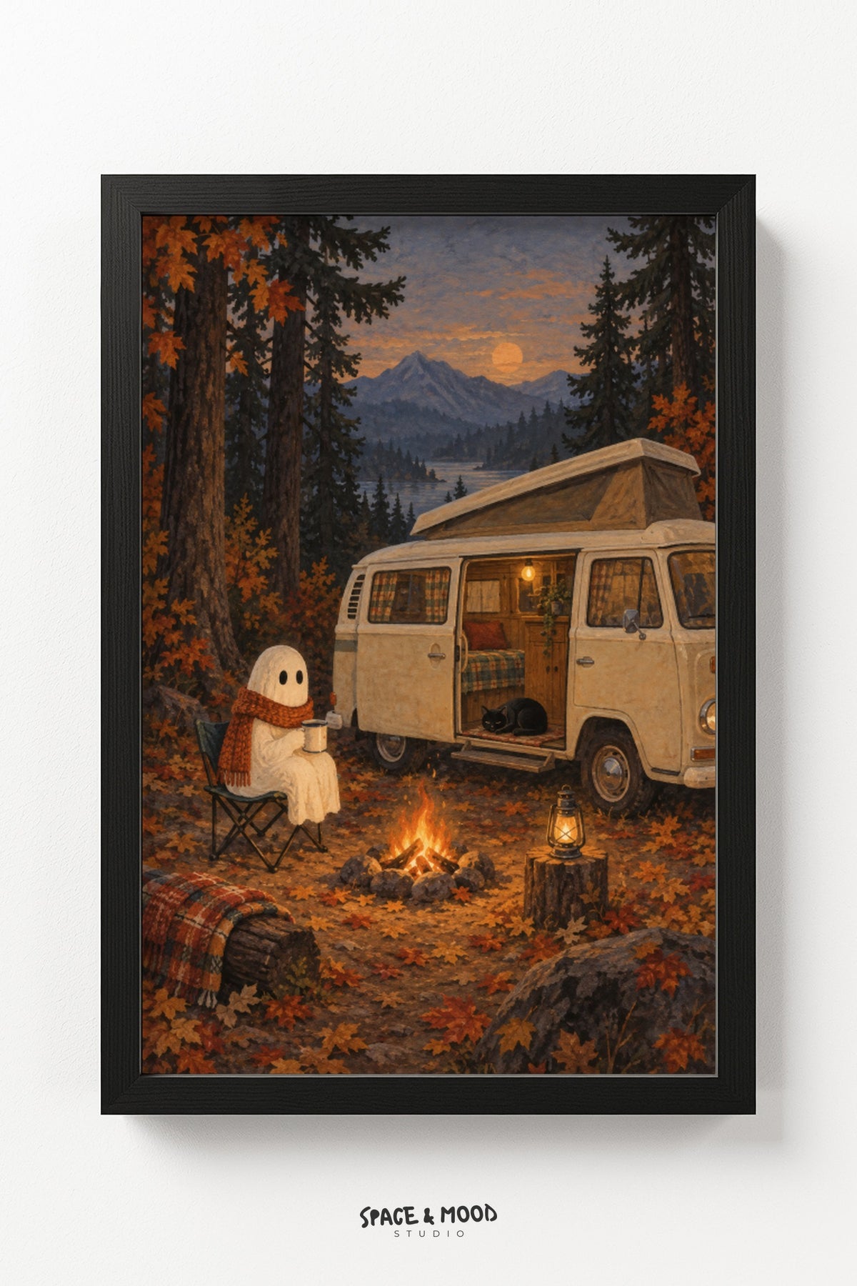 Ghost Campervan Forest Camp