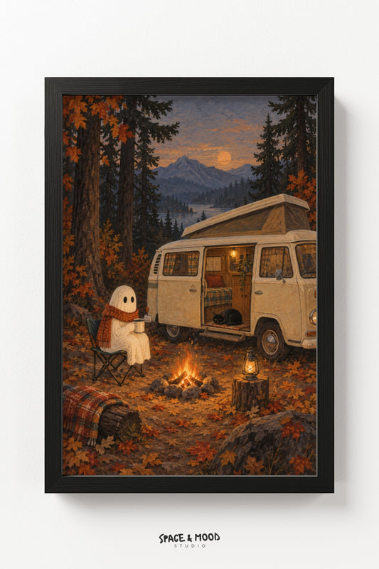 Ghost Campervan Forest Camp