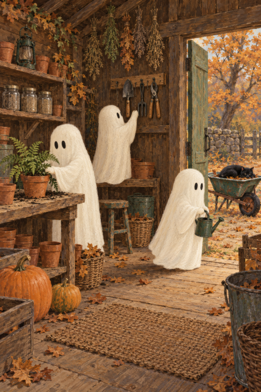 Ghosts Kitchen Doorway Cozy