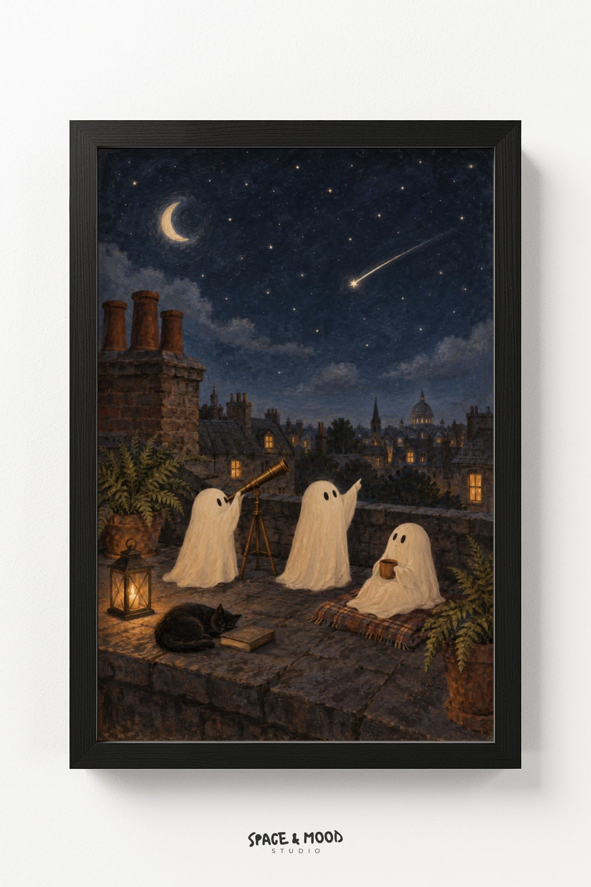 Ghosts Rooftop Shooting Star