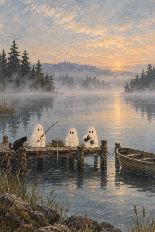 Ghosts Lake Dock Fishing