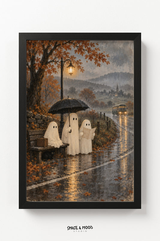 Ghosts Umbrella Rain Path