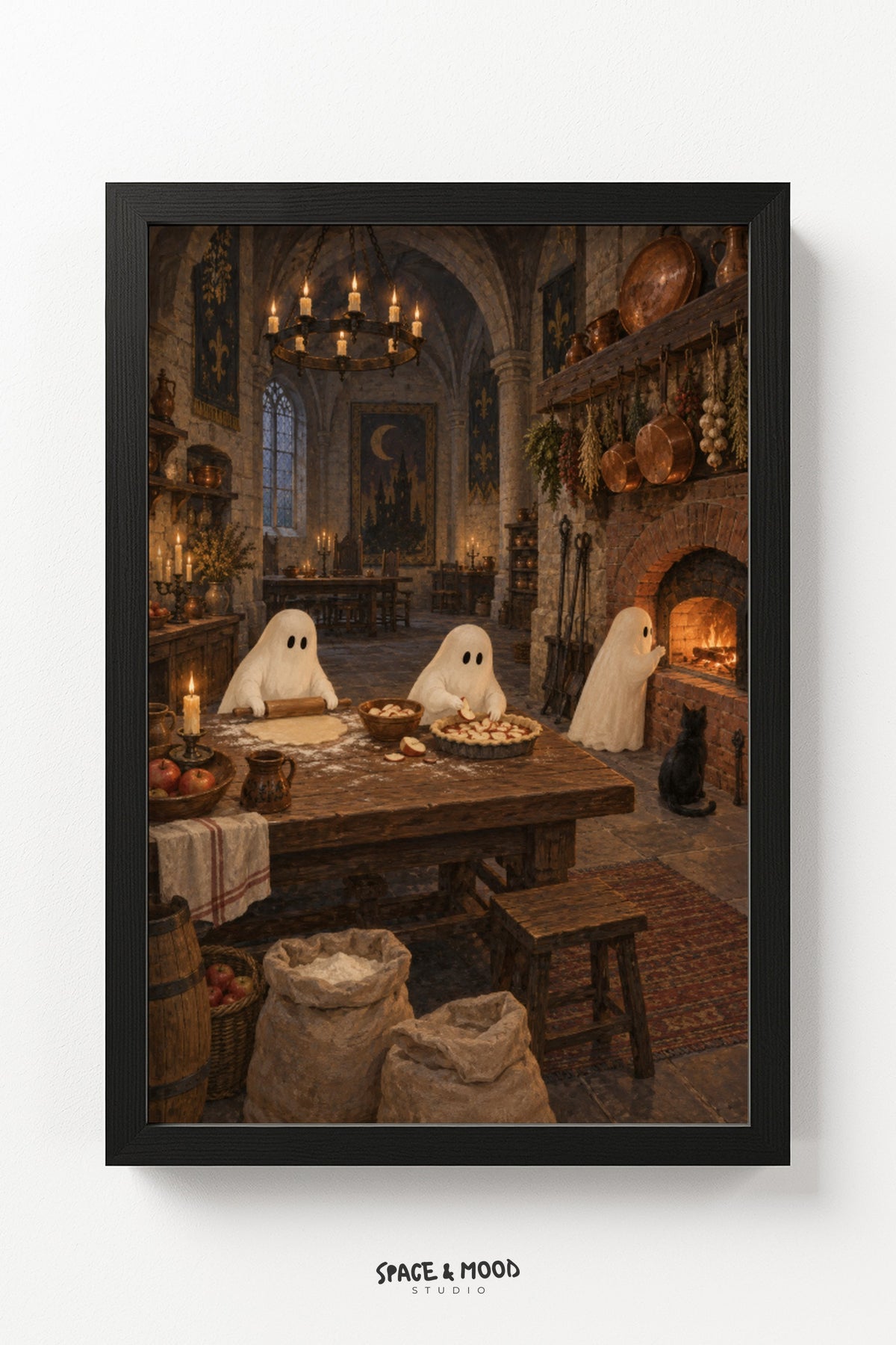Ghosts Dinner Table Castle