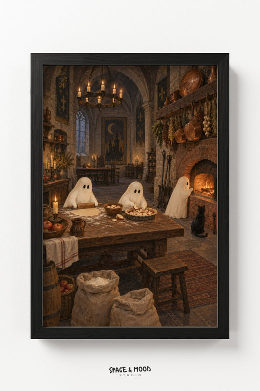 Ghosts Dinner Table Castle