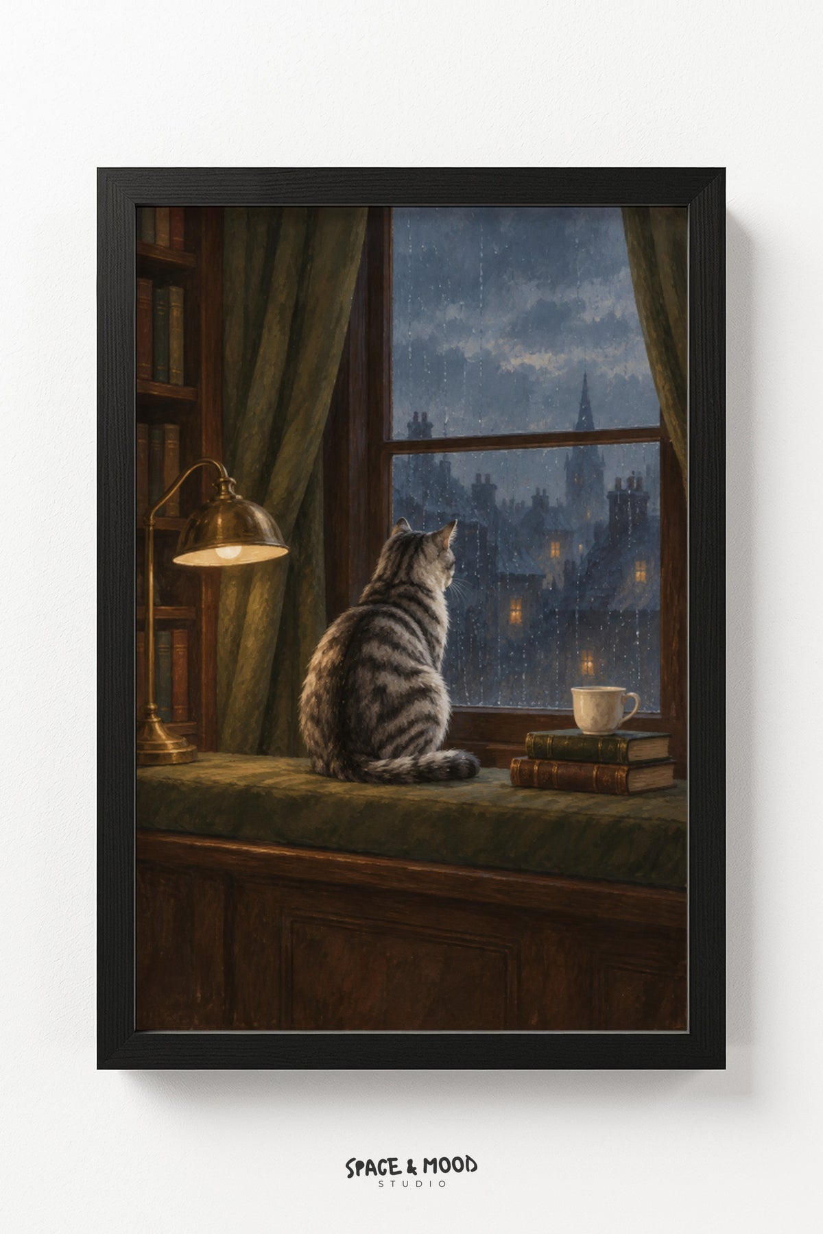 Cat Window Reading Nook