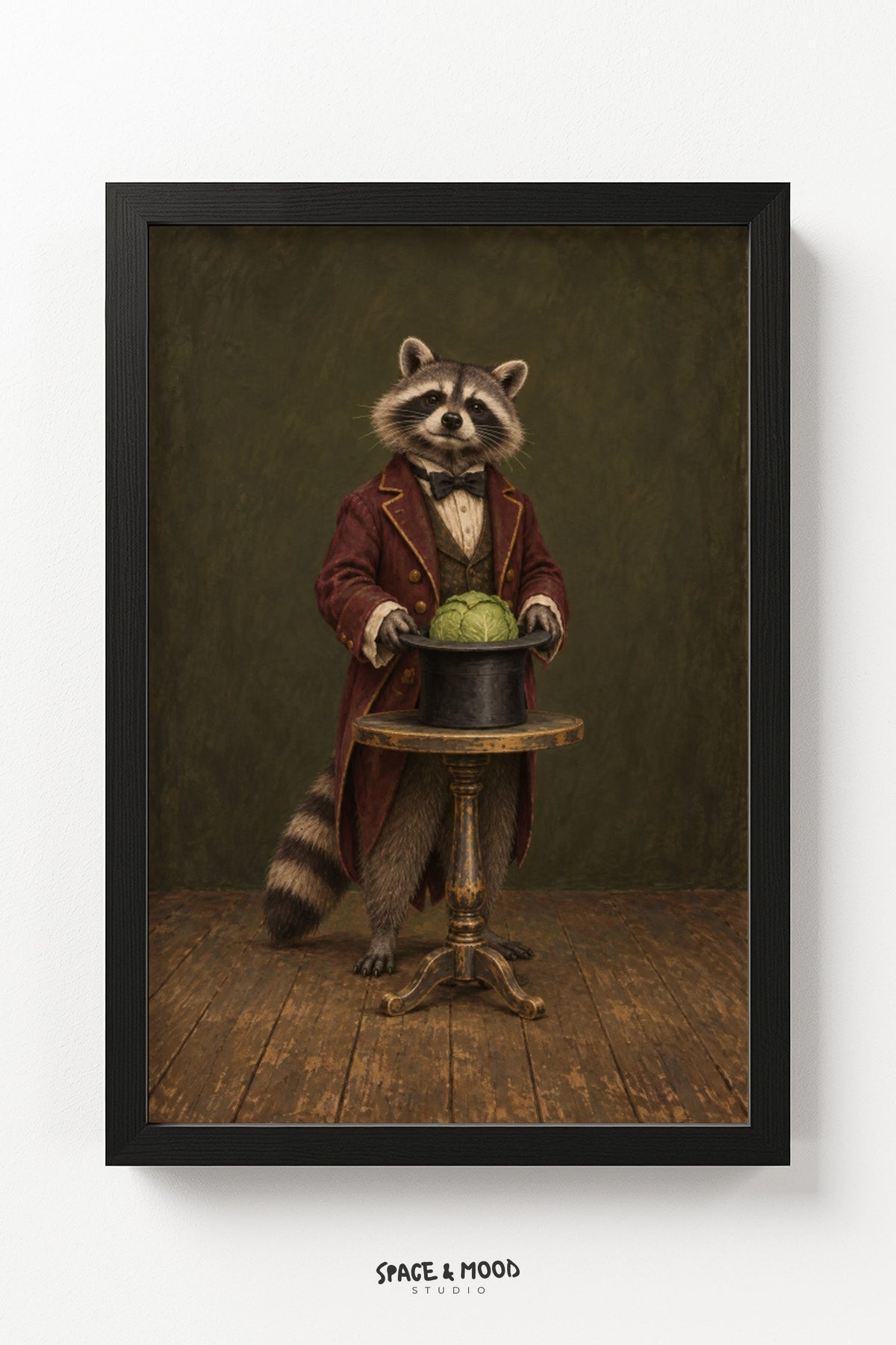 Raccoon Butler Top Hat
