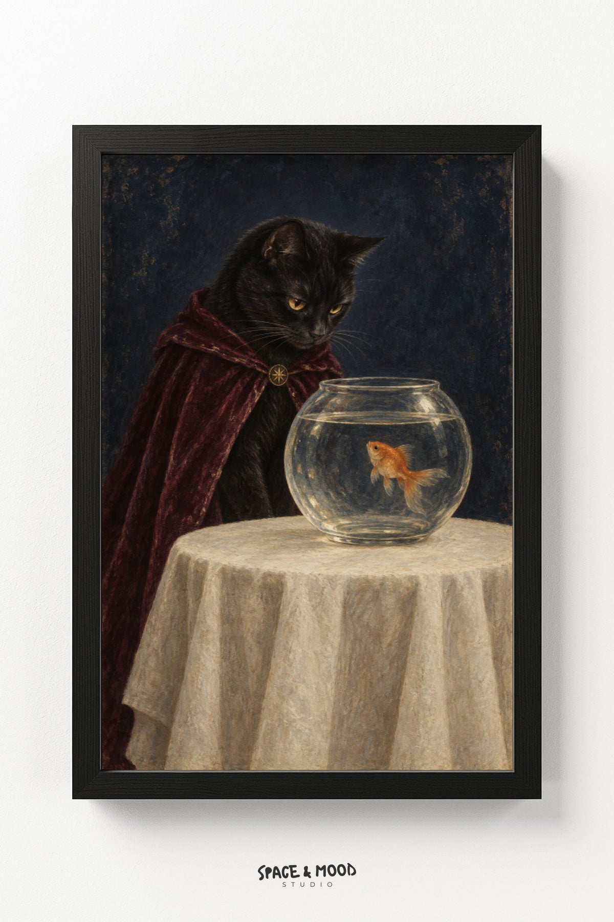 Cat Cape Fishbowl Victorian