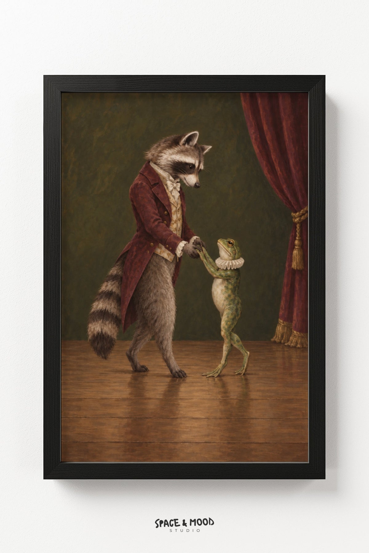 Raccoon Frog Dance Stage