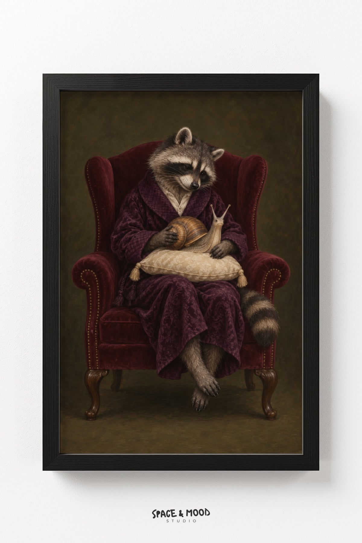 Raccoon Armchair Cat Victorian