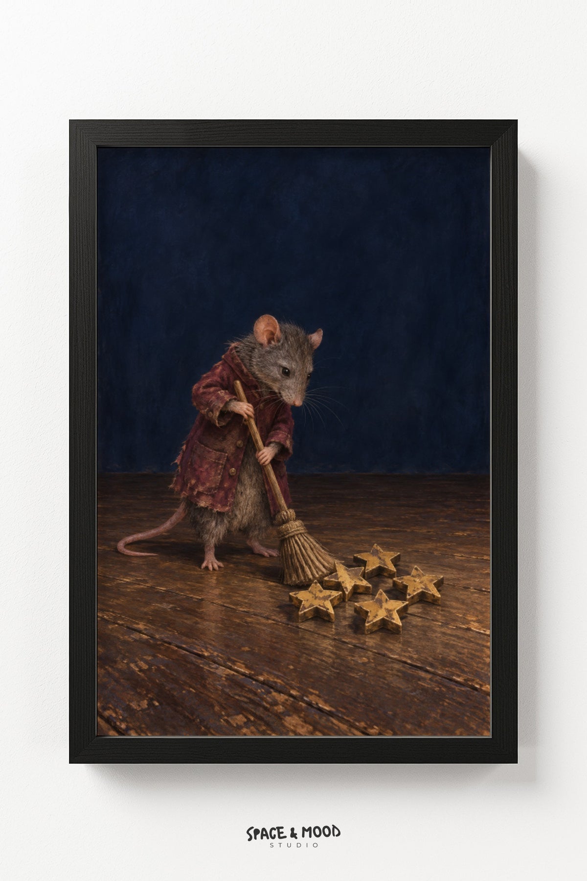Mouse Sweeping Broom Stars