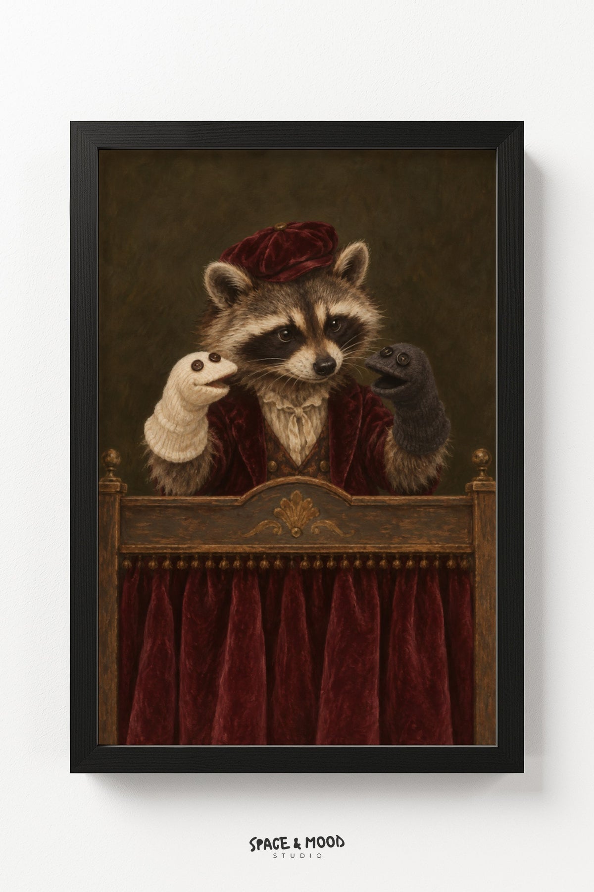 Raccoons Duo Crown Bed