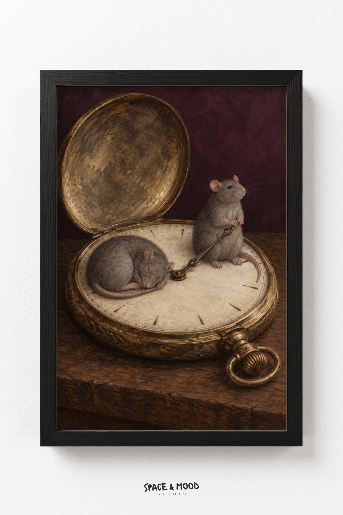 Mice Pocket Watch Victorian