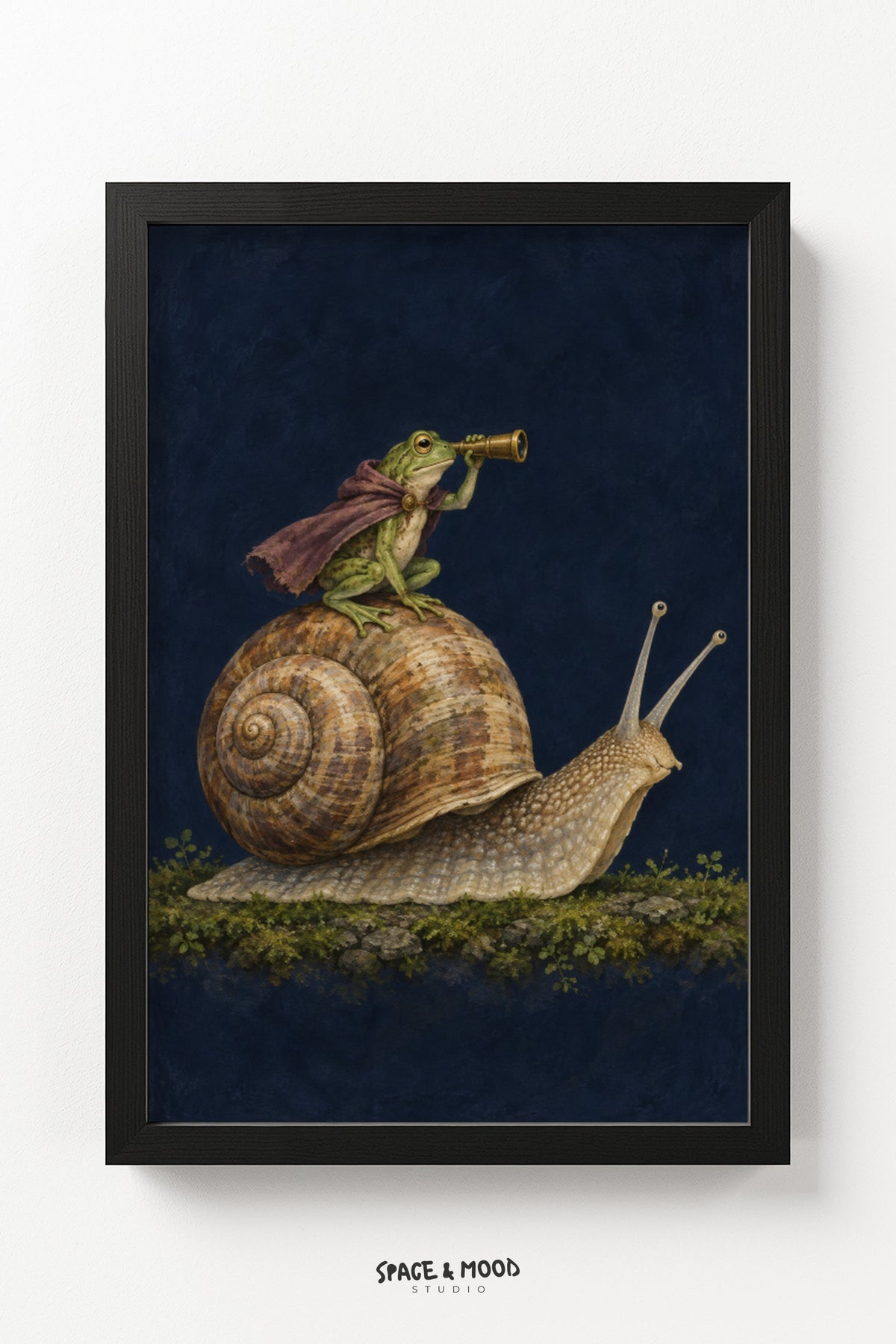 Frog Snail Rider Victorian