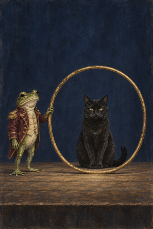 Frog Cat Hoop Circus