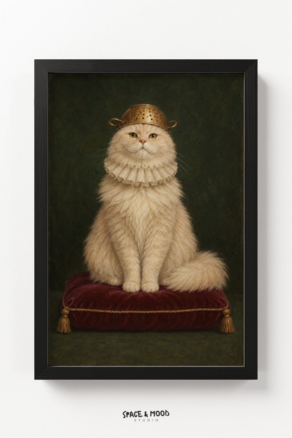 White Cat Colander