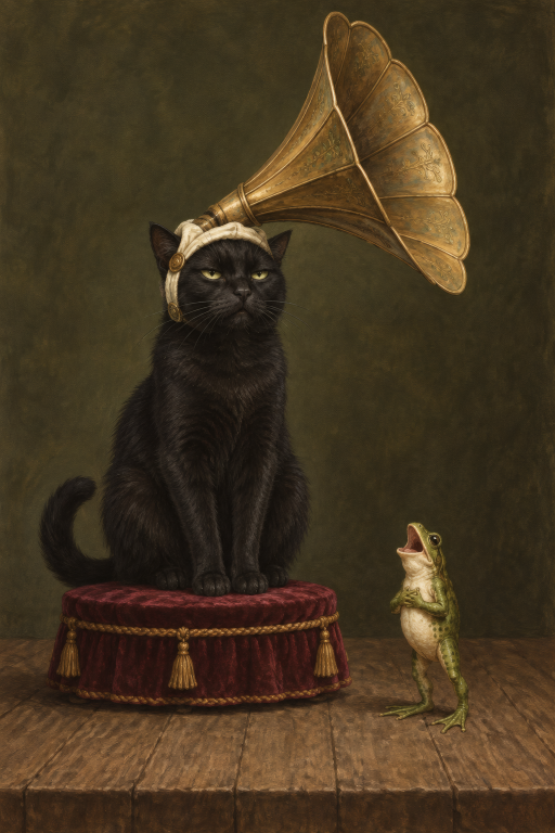 Cat Gramophone Show