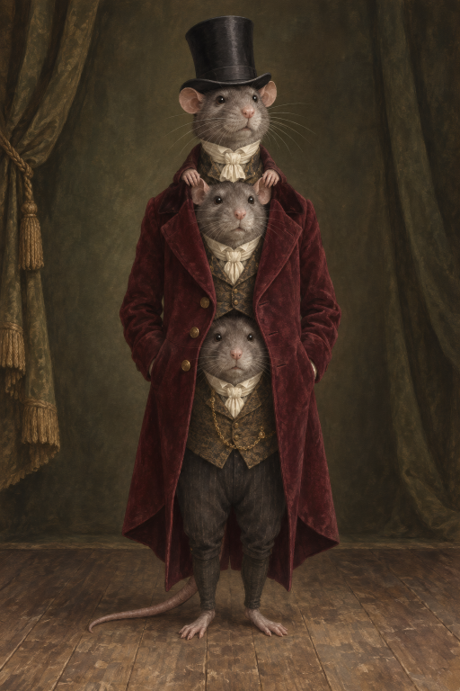 Rat Gentleman Top Hat
