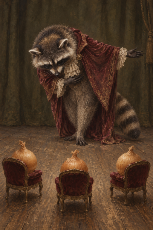 Raccoon Stage Performer