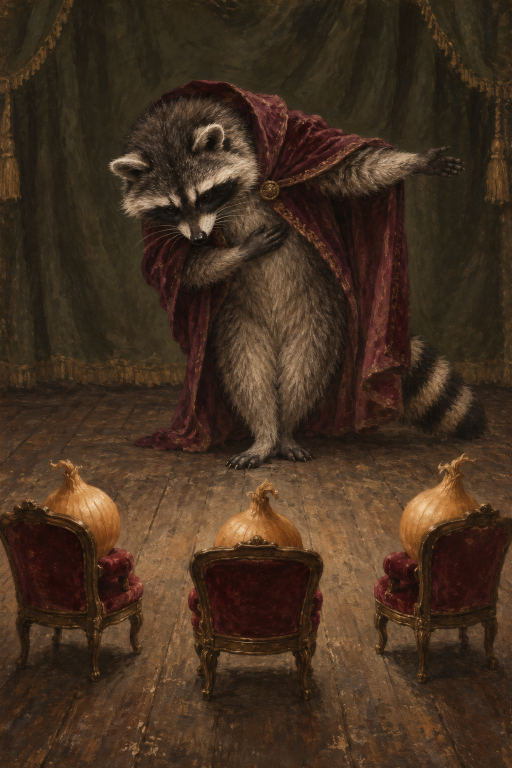 Raccoon Theatre Bow