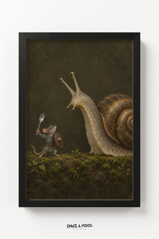Mouse Knight vs Snail