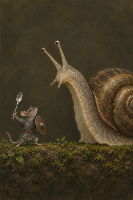 Mouse Knight vs Snail