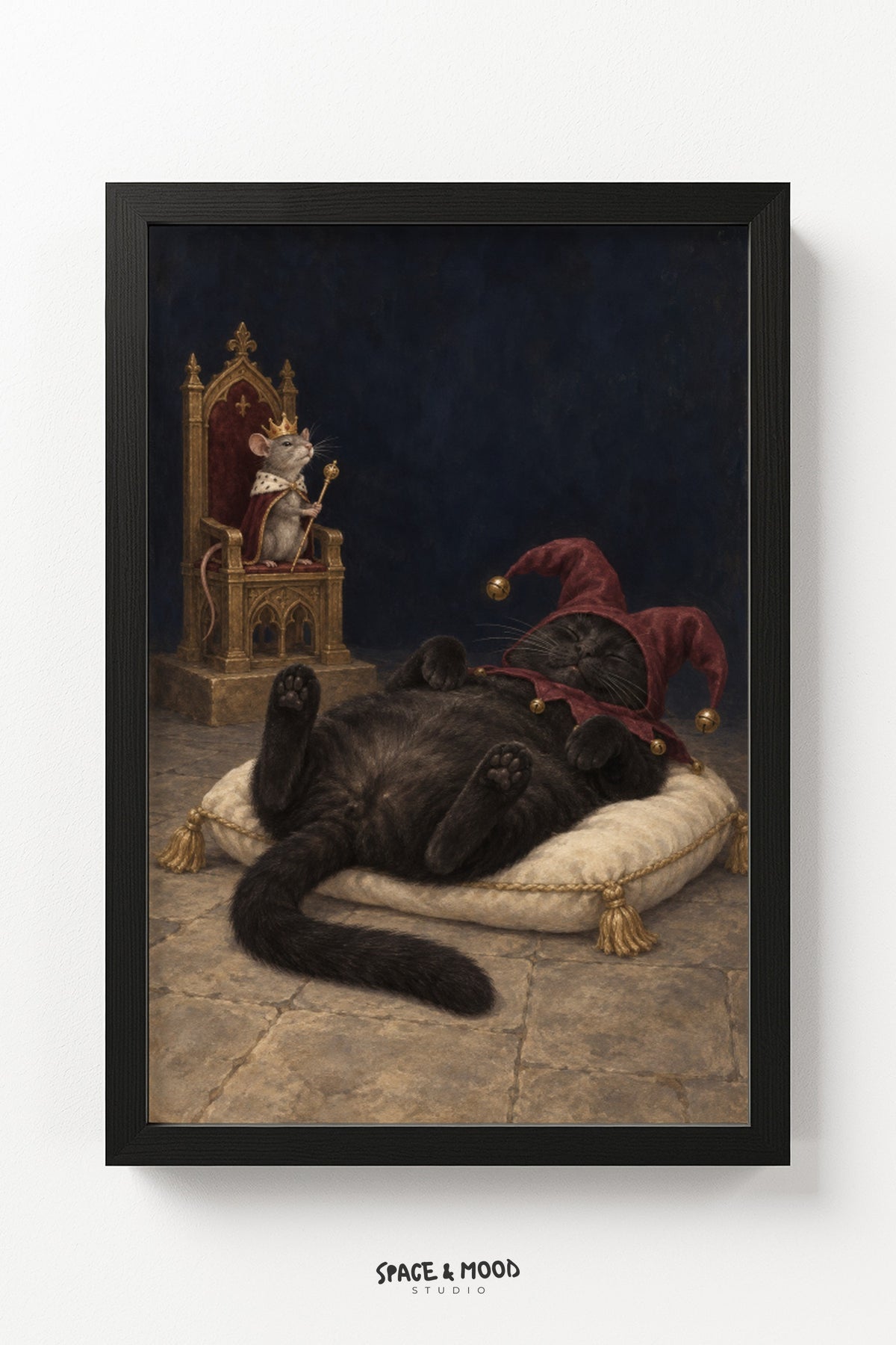 Cat Jester Napping