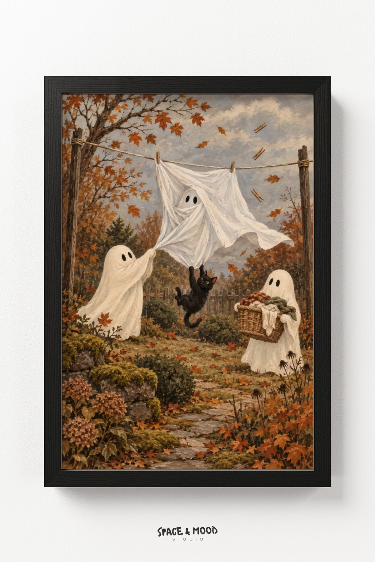Ghosts Laundry Line
