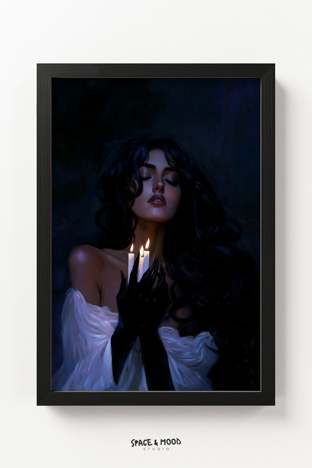 Candles in a Blue Night